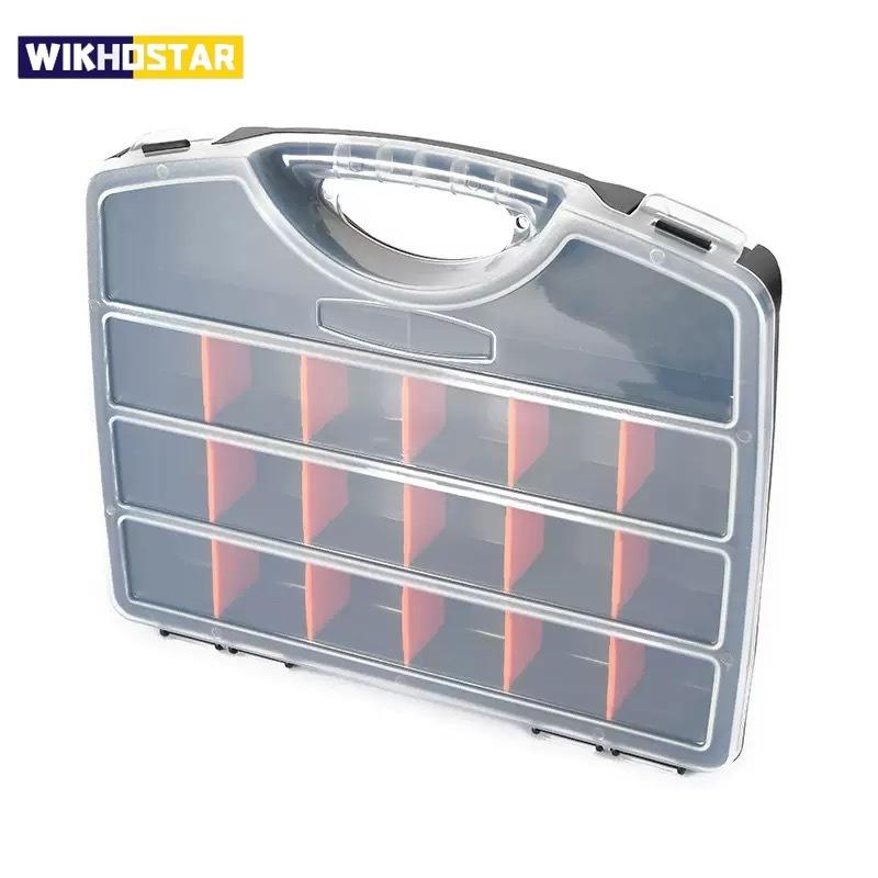 Пластиковый ящик для хранения деталей инструментов, ящик для винтов, классификация инструментов, аксессуары для электронных сверл, утолщенный ящик с ячейками