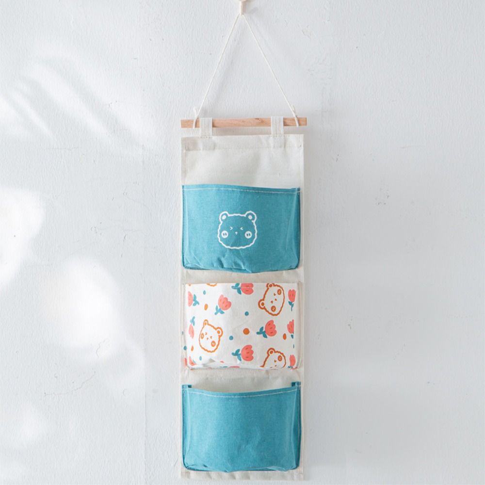 Множество карманов, подвесная сумка, настенные сумки для хранения всякой всячины, прикроватный органайзер для общежития
