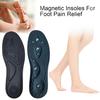 1 пара магнитных стелек, гелевые акупрессурные вставки для стоп с магнитами, ортопедическая арка