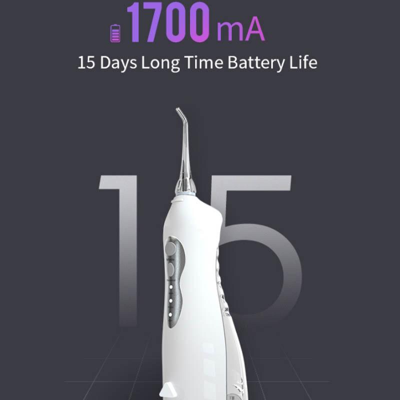 Electric Pulse Tooth Cleaner Portable Household Tooth Cleaner Tooth Cleaning Artifact Tooth Stains Dental Calculus and Tartar Smart Tooth Cleaner