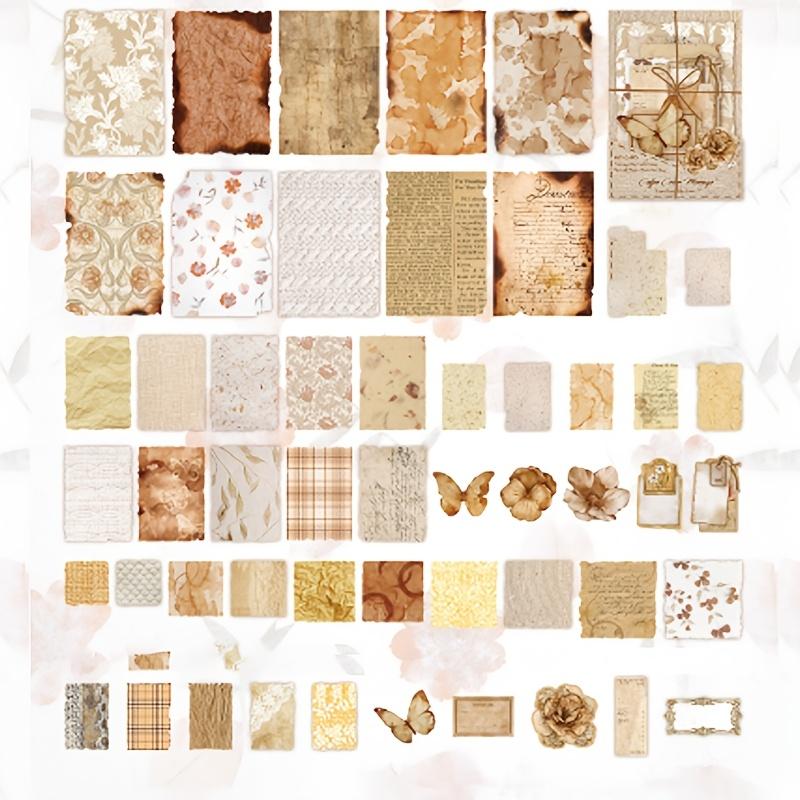 100 шт./пакет Материал Бумага Серия Почта Ретро Цветок Бабочка Материал Бумага Несколько Сценариев DIY Заметки Альбом Украшение