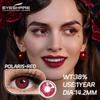 Eyeshare 1 Pair Red Vampire Cosplay Contact Lenses For Eyes Halloween Coser Eye Makeup Lenses Beauty Students