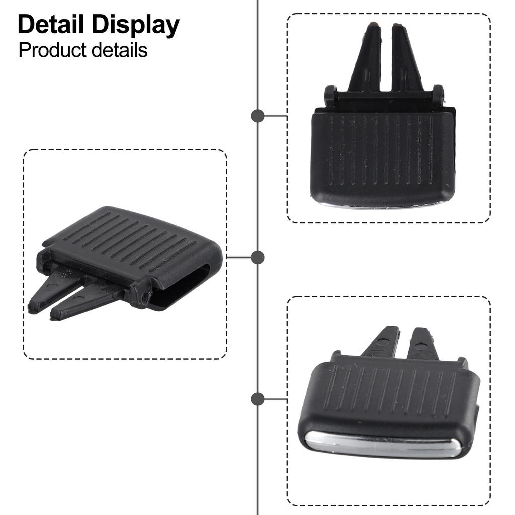 Center A/C Air Vent Outlet Tab Clip Air Conditioner Clip Repair Kit For GOLF 2004-2009 For MK5 2006-2011