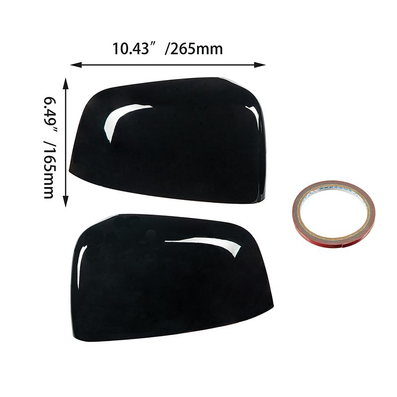 Пара автомобильных чехлов на переднее левое/правое зеркало заднего вида для Jeep Grand Cherokee/Dodge Durango 2011-автомобильный экстерьер