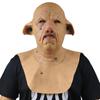 Pig Full Latex Mask Horror Creepy Wrinkle Face Mask With Neck Full Head Halloween Party Carnival Props Mask For Face Fashion