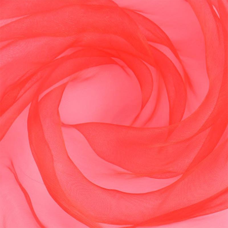 6 Solid Colors Thin Chiffon Nylon Silk Scarf Magic Show Performance Dance Candy Square Scarf Transparent Neckerchief Shawl