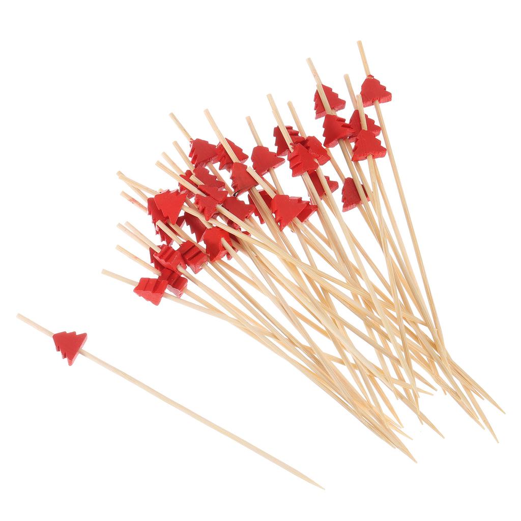 100 шт. Бамбуковые шпажки для коктейлей, еды, фруктов, зубочистки, шпажки для напитков, шпажки для торта, напитков, вечеринки, декоративные шпажки, 12 см длиной, палочки для еды