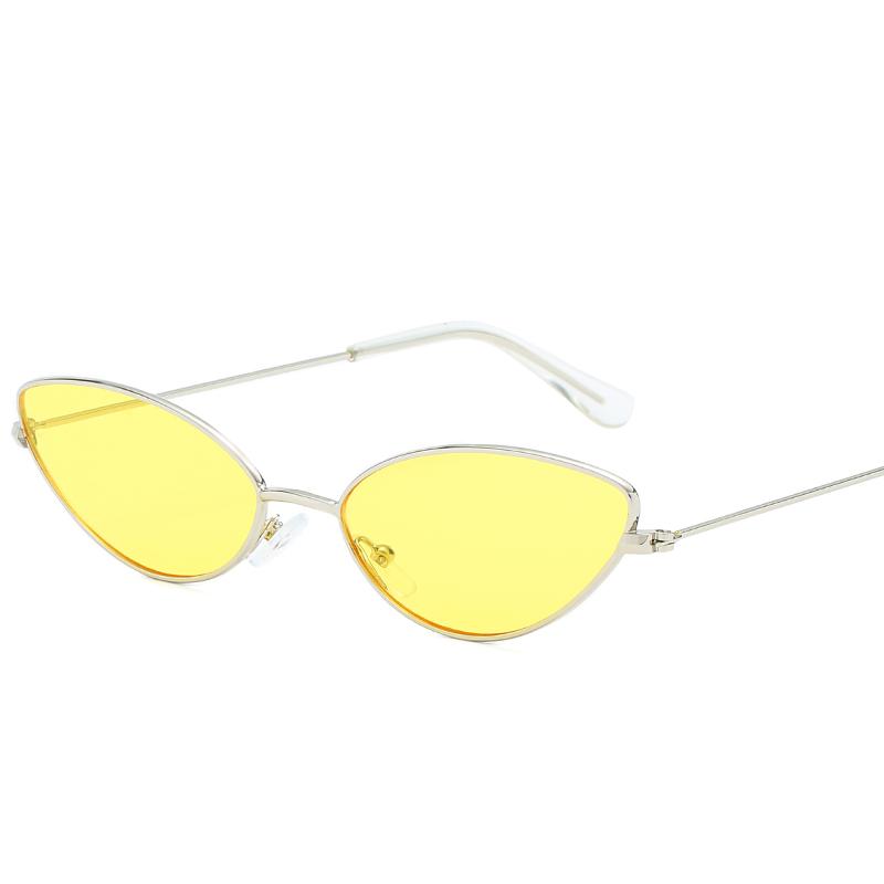 Metal Frame Cat Eyes Men's Glasses Trend Ocean Sun Glasses Wild Ladies Sunglasses