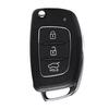 Car Key Cover Remote Key Case Fob Shell 3 Buttons For Mistra Hyundai Solaris Ix35 Ix45 Verna Santa