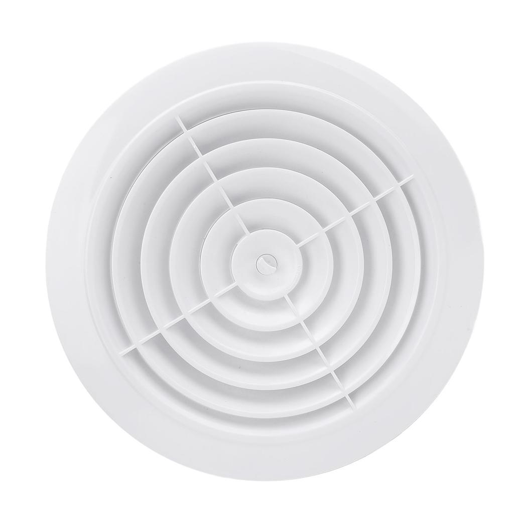 Жалюзи круглые вентиляционные отверстия 200 мм белый ABS регулируемый настенный вентиляционный клапан для ванной комнаты офиса кухни