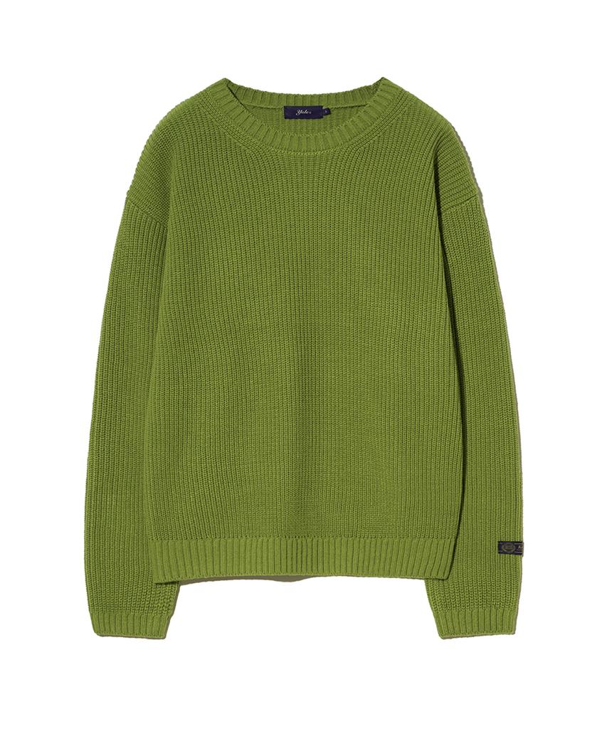 YALE Cozy Round Knit_Olive