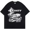Мужская футболка Harajuku Korean oversize Gothic Hip Hop Aesthetic Graphic Print Y2K Retro Clothing Streetwear Fashion Summer Tees
