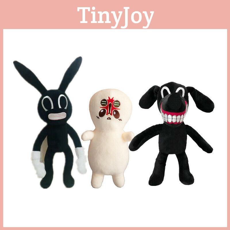 Очаровательная и жуткая плюшевая игрушка Черный кролик Сиреноголовый для детей