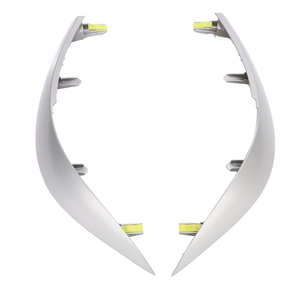 Pair of Dash AC Air Vent Panel Trim Left Right 55436‑02330 Dashboard Air Outlet Trim Strip for Corolla 2009 to 2013