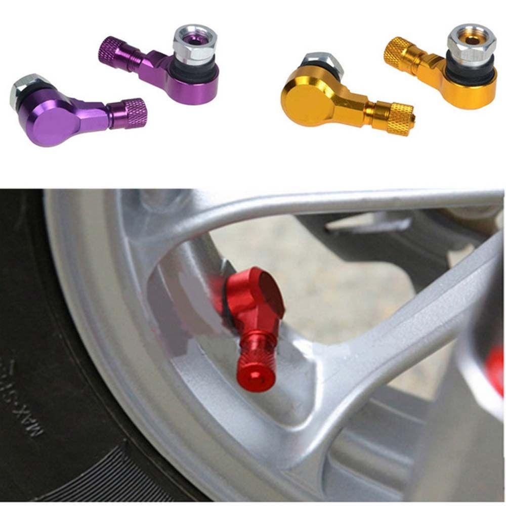 Zinc Zinc Alloy 90 Degree Angle CNC Valve Adaptor Motorcycle Gas Nozzle Extension Valve Stem Tyre Valve