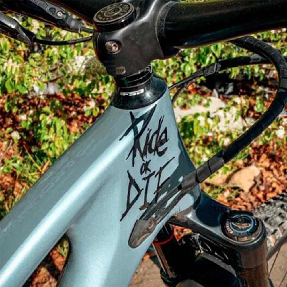 1 шт. Наклейка светоотражающая на велосипед Ride OR DIE, декоративная наклейка для автомобиля, мотоцикла, питомца, аксессуары для велосипеда