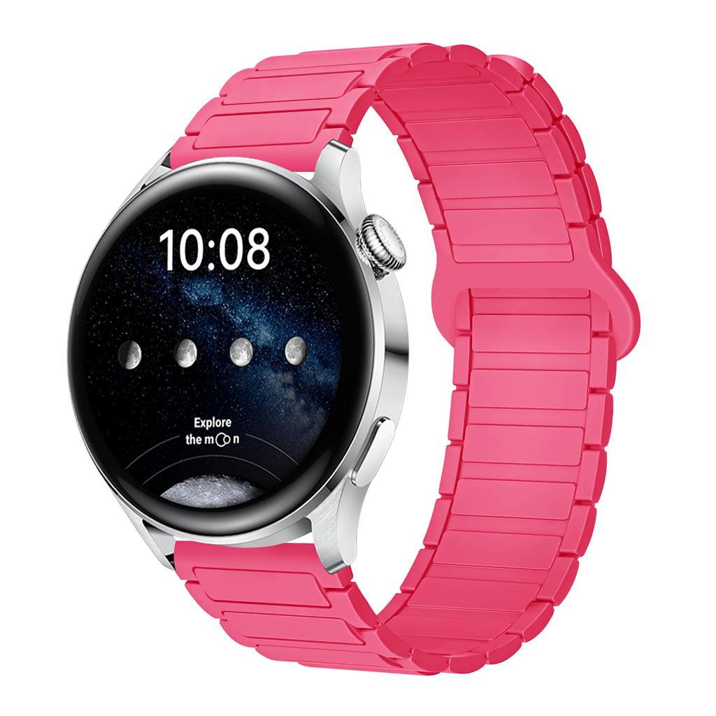 18mm 20mm 22mm Magnetic Band for Samsung Galaxy Watch 7 6 5 4 40mm 44mm 5Pro 6Classic Silicone Strap for Huawei Watch GT5 GT5 Pro 46mm Xiaomi