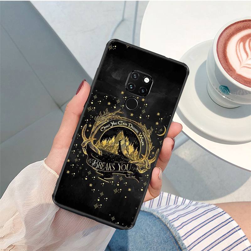 A Court of Mist and Fury Sarah J Maas Phone Case For Huawei Nova3I 3E Mate9 10 20lite 20Pro 40 30pro Funda Case