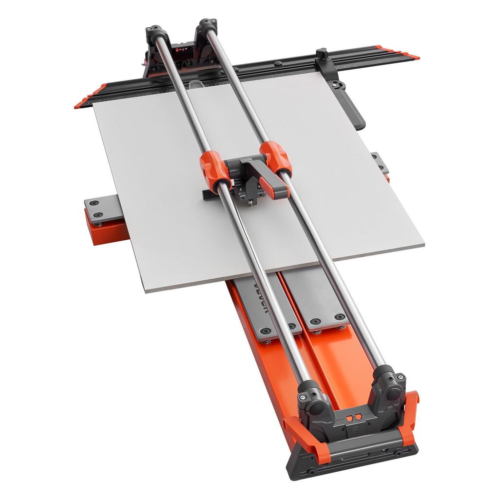 1200 mm Manual Tile Cutter, Upgraded Sliding Head Cutting Tool with Spring-Loaded Base, Angle Fence, Tungsten Carbide Cutting Wheel, Alignment Guide,