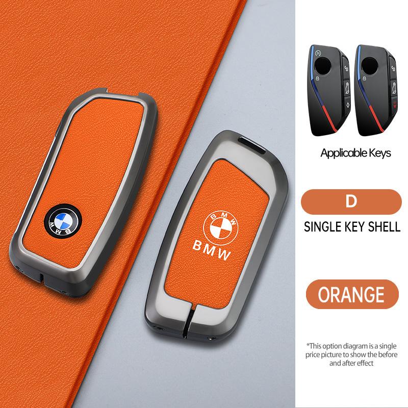 BBIK2 Car Key Case Cover Shell Fob Holder For BMW x1 u11 7 Series 735i 740Li X7 I7 G07 G09 LCI XM IX I20 2024 U06 G81 M3 Accessories