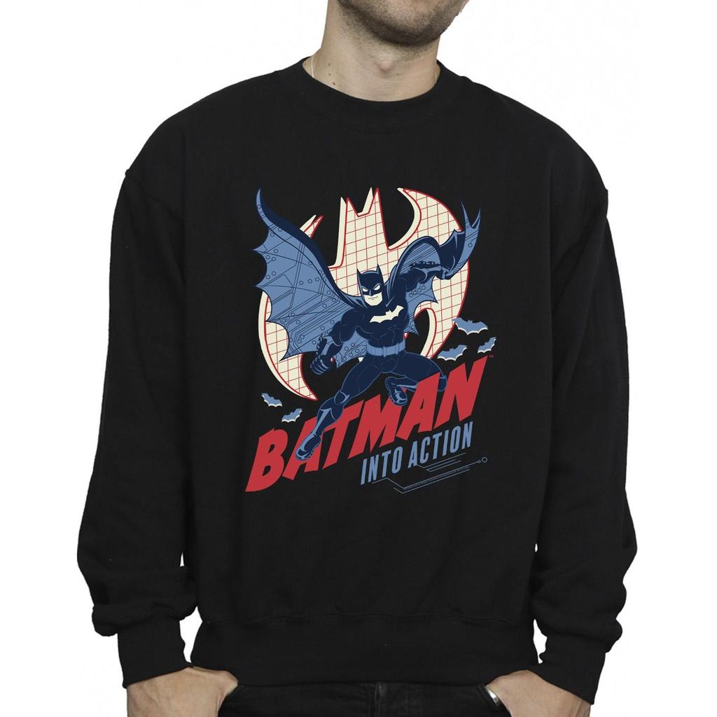 DC Comics Мужская толстовка Batman Into Action