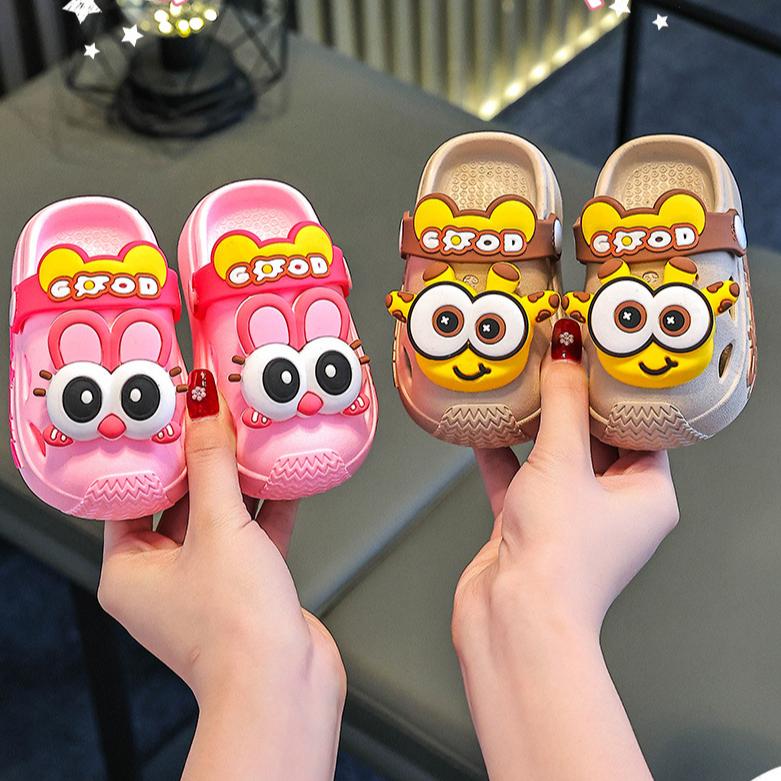 Детские тапочки летние для девочек, детские, для дома, мягкая подошва, нескользящие, с рисунком, милые, классные, тапочки для мальчиков, пляжная обувь