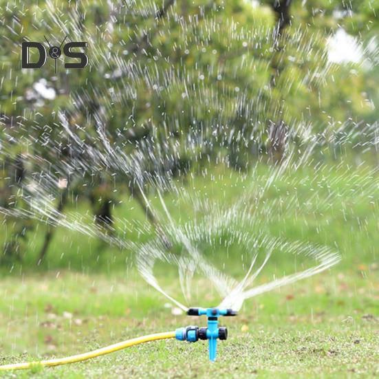 Watering Sprinkler 360 Degree Rotating Garden Sprinkler Large Area Coverage Lawn Sprinkler with Spike for Plant Irrigation