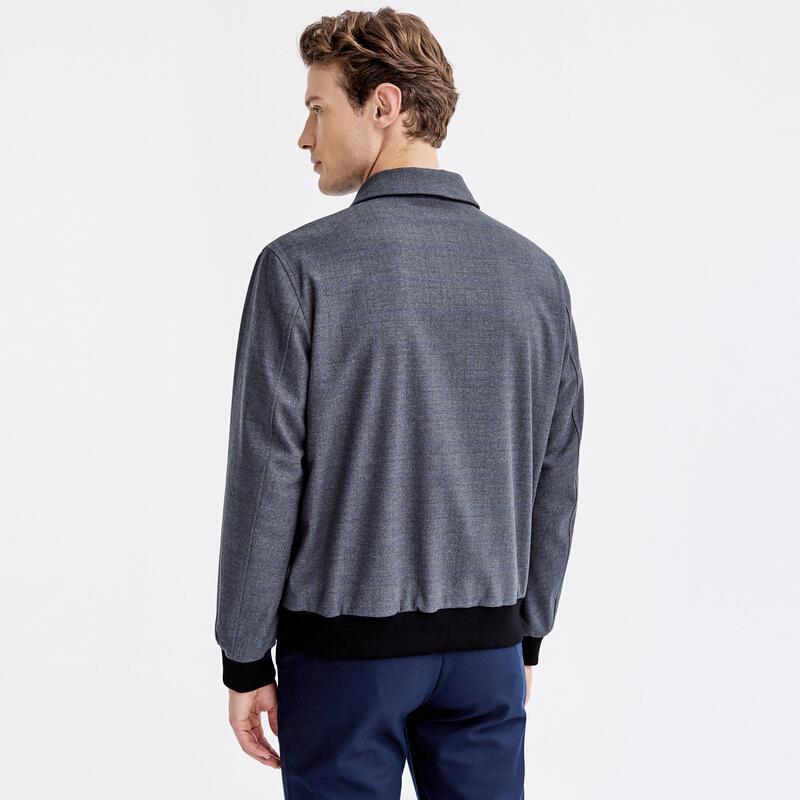 Мужская клетчатая куртка Seven Wolves в стиле business casual