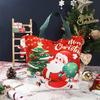 Рождественские подарочные пакеты Холщовая сумка Мультяшный Санта-Клаус Лось Рождественская елка Сумка с ручками Рождественское украшение Натал Рождество Счастливого Нового года 2026