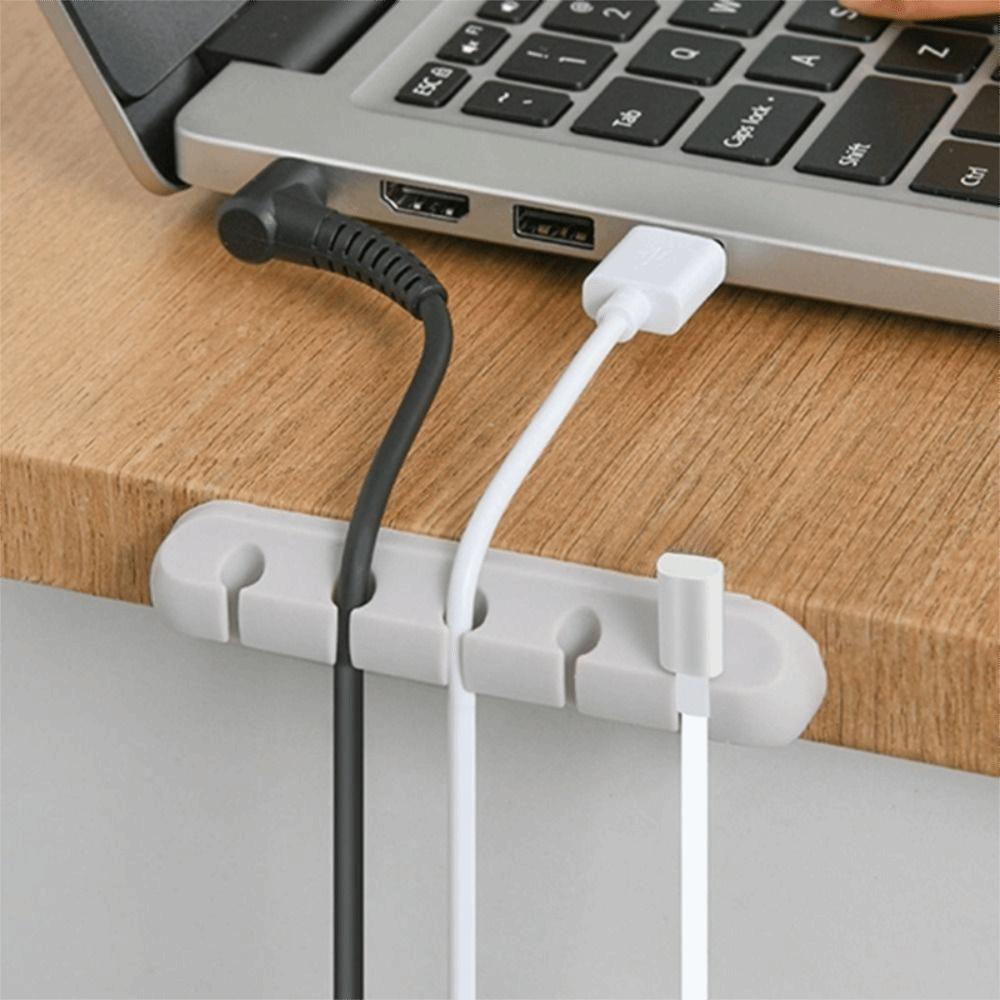 Силиконовые зажимы-держатели для кабелей, органайзер для USB-кабелей, самоклеящиеся зажимы для организации кабелей, клейкий держатель для проводов, органайзер для проводов, для дома
