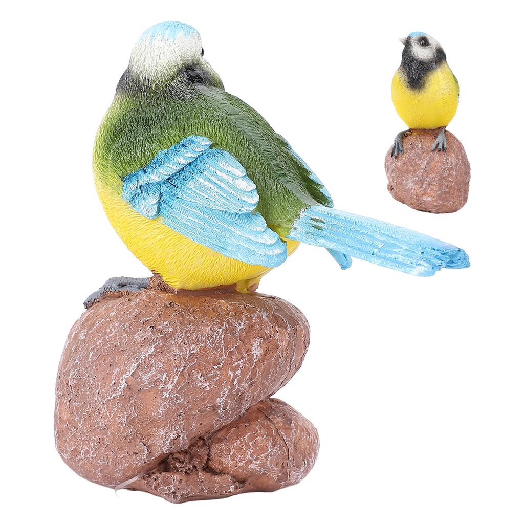 Garden Bird Statue Sculpture Decoration Animal Bird Figurine for Indoor Outdoor Backyard Yard Porch Patio Home Shelf Decor Bird Ornament