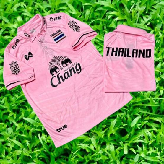 ТАИЛАНД Национальный футбол Футбольная тренировка ДЖЕРСИ CHEER Фанатская версия Быстросохнущая рубашка Поло Полиэстер Униформа с короткими рукавами Логотип слона Спорт на открытом воздухе