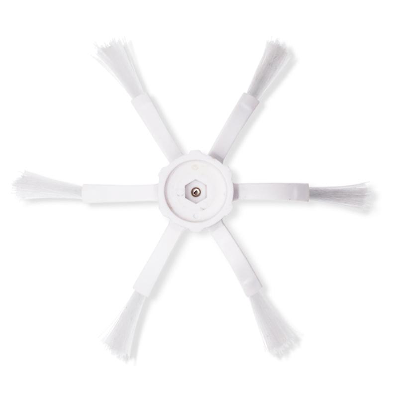 2 шт. 6-лучевая боковая щетка для Roborock S5/S6/S5 Max/S6 Max/S7/S7 MaxV/S8/S8+/S8 Ultra Запчасти для подметальной машины (белый)