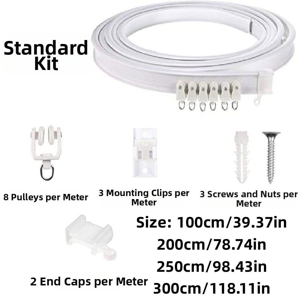 Bendable Design Bendable Curtain Track Silent Track Room Divider Track Ceiling Mount