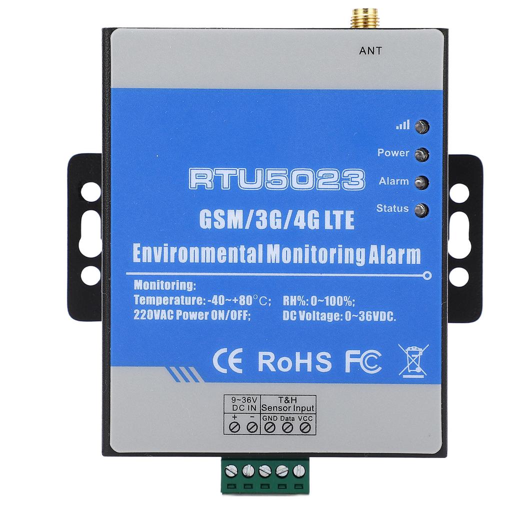 Environmental Monitoring Alarm GMS 3G 4G LTE Temperature Humidity Power Off Alarm with Sensor