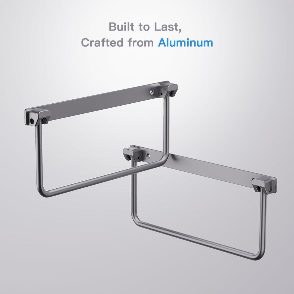 Foldable RV Shoe Rack Aluminium Alloy RV Shoe Rack Camper Shoe Storage 13.1*6*12.2inch 4 Pack