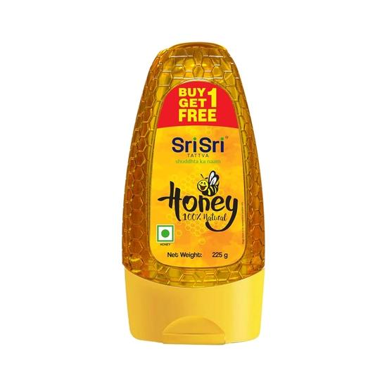 Sri Sri Tattva Honey 225g - 100% Natural & Pure - Buy 1 Get 1 Free