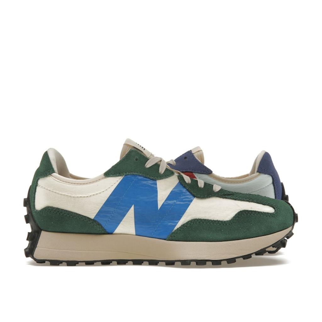 New Balance 327 Vintage Worn Pack — кроссовки унисекс лесно-зеленые спокойные синие разноцветные MS327VB