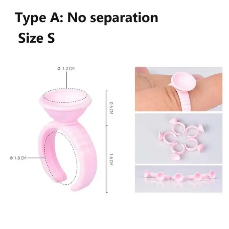 100 шт./набор Одноразовые мини-чашки для тату-пигмента для тату-принадлежностей Аксессуар Чашка для клея для наращивания ресниц Инструменты для макияжа