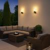 Mia 1Xe27 Ip44 Garden Wall Lamp