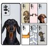 Чехол для телефона с таксой для Xiaomi Redmi Note 14 13 12 5G 9S 9 10 11 Pro Plus 9T 14C 13C 12C 10C 9C 9A Мягкий чехол