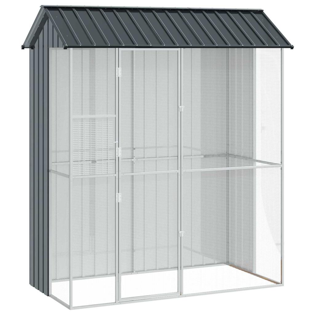 Bird Cage Anthracite 215 x 110 x 247 cm Galvanized Steel
