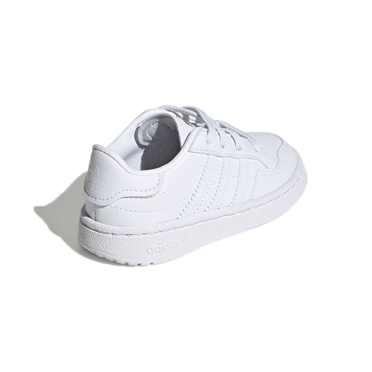 Adidas Originals Team Court El I Low Top Casual Sneakers Baby Sneakers White EF6827