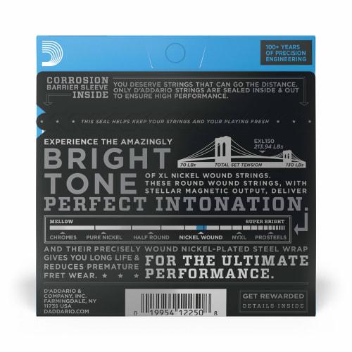 D'Addario Super Light EXL150 XL Никелевые струны для 12-струнной электрогитары .010-.046