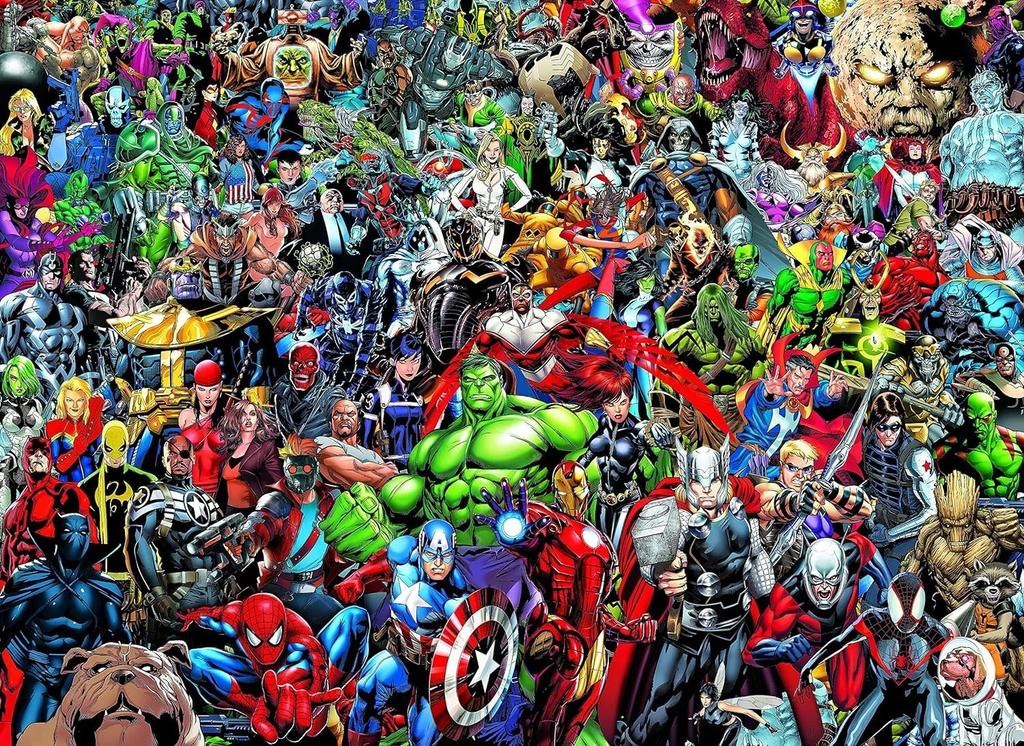 Clementoni Impossible Marvel 1000 Piece Set 39411