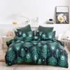 Floral Cactus King Queen Duvet Cover Watercolor Tropical Plants Bedding Set for Teen Adults Flowers 2/3pcs Polyester Quilt Cover