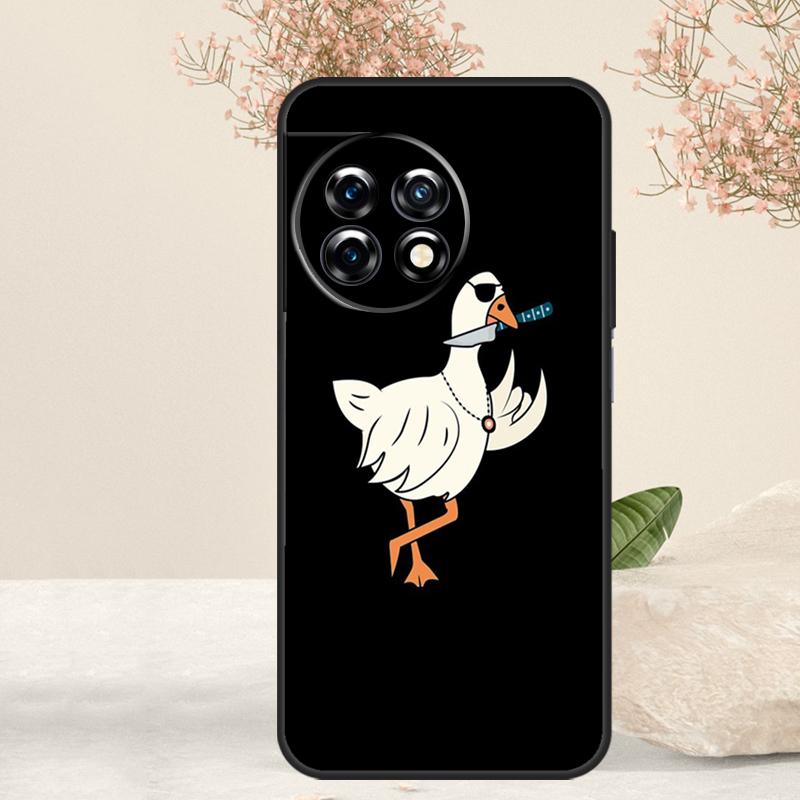 Мультяшный Забавный Гусь Чехол Для OnePlus 15R 13R 13T 15 13 12 12R 11 10T 8 9 10 Pro Nord 5 CE 4 3 Lite N20 N30 Обложка
