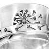 Женское кольцо Цветок одуванчика Spinner Винтажный внешний вид Кольцо на палец Свадебная вечеринка Ювелирные изделия
