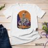Western Country Cowgirl Cowboy Skeleton Halloween Spooky Unisex T-shirt