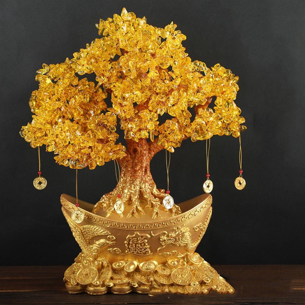 China Fengshui Good Fortune Desktop Ornaments Decorative Articles Fortune Tree Money Tree Ornaments